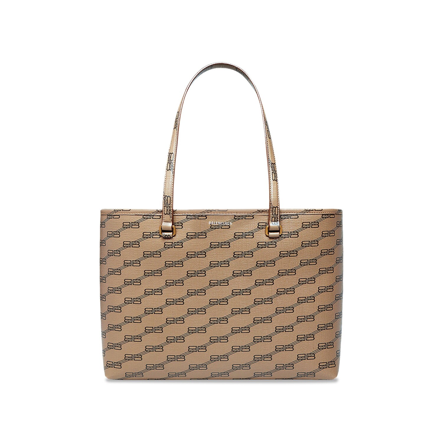 

Сумка-тоут Balenciaga Signature Shopper, Бежевый/Коричневый