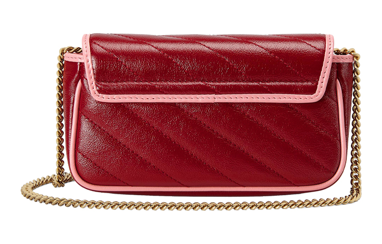 Мини-сумка Gucci GG Marmont через плечо из натуральной кожи — фото 4
