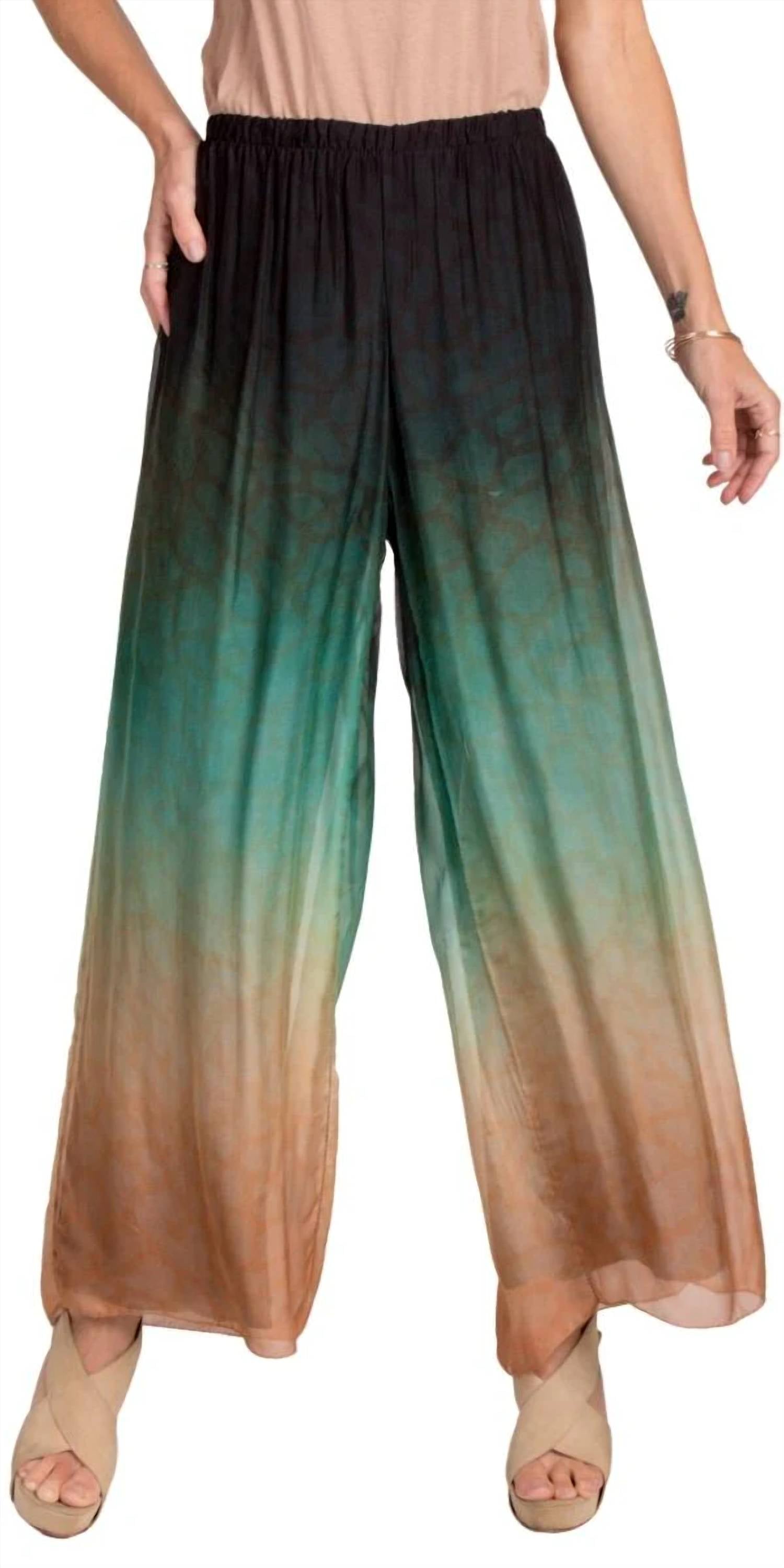 

Черные шелковые брюки Tartaruga GIGI MODA