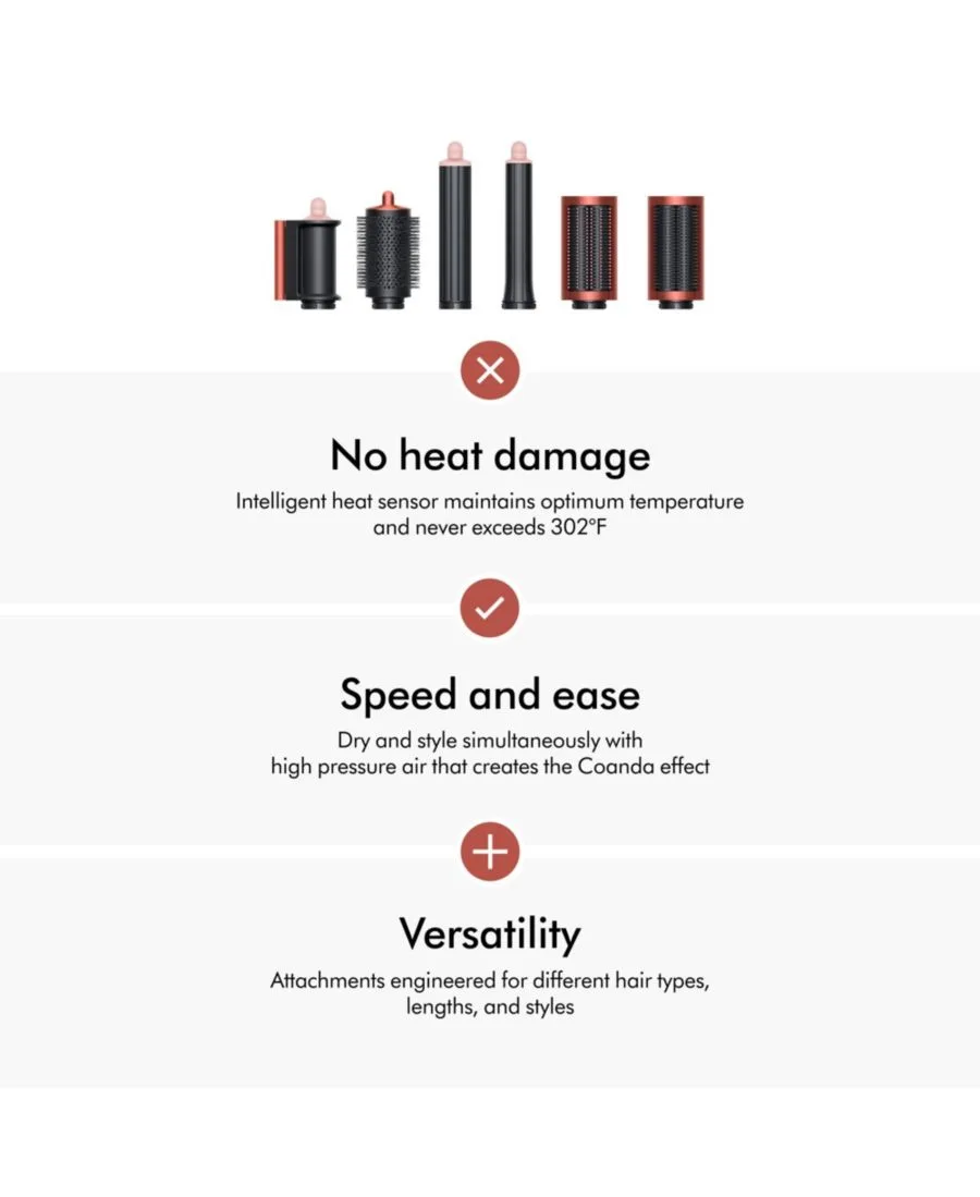 Dyson Специальное издание Airwrap Multi-Styler Complete Long | Клубнично-бронзовый/Розовый — фото 4