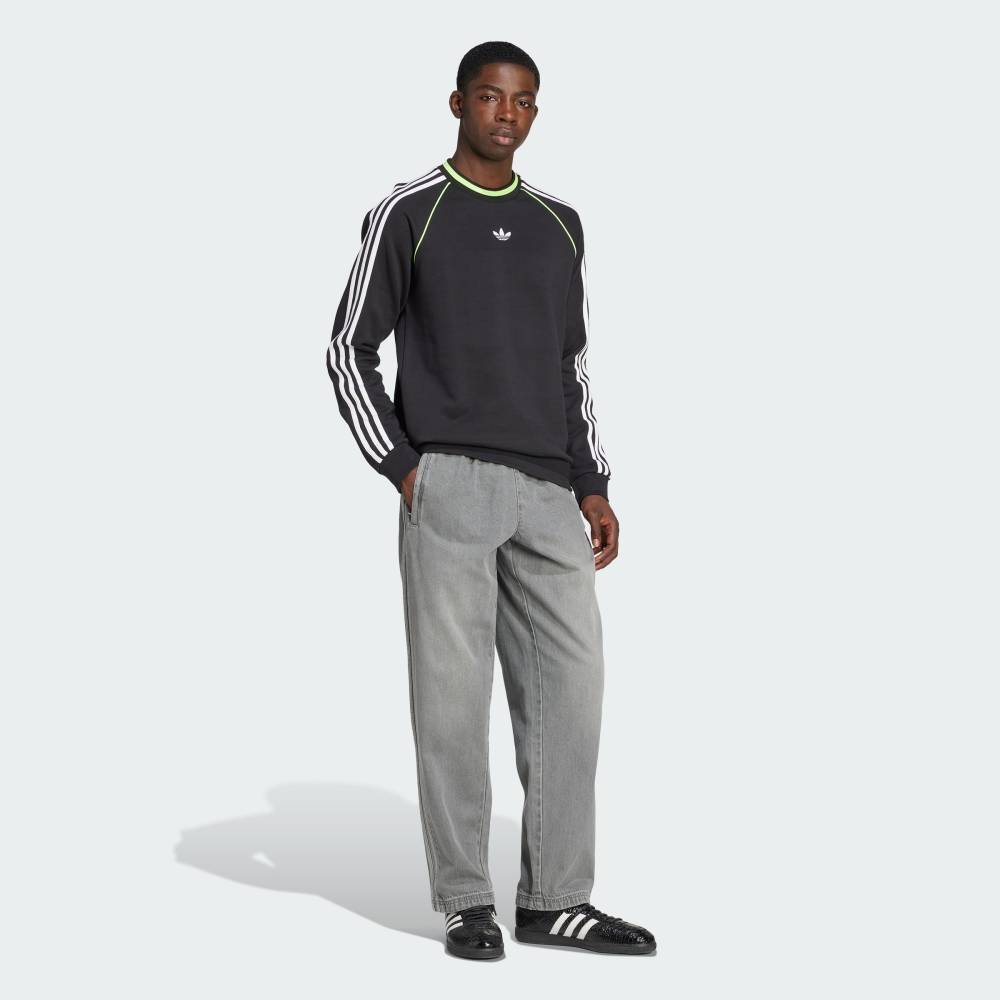 Спортивные брюки Adicolor Loose Track Pants из коричневого денима Adidas, multi — фото 3
