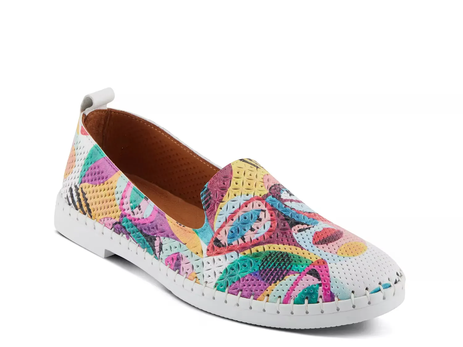 Carraway Слипоны Spring Step, White/Multicolor