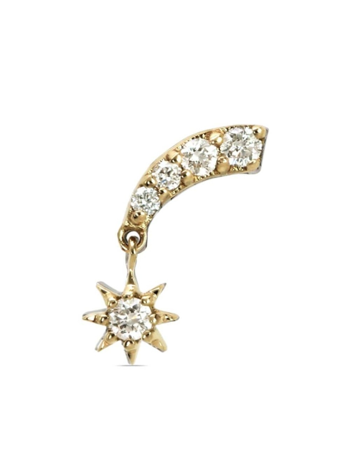 

Серьги-гвоздики Starburst из желтого золота с бриллиантами Lark & Berry, золотой