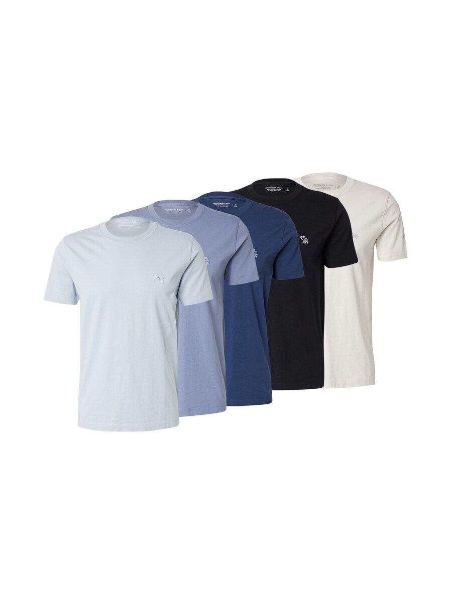 

Рубашка Abercrombie & Fitch, цвет marine blue/Navy/Light blue