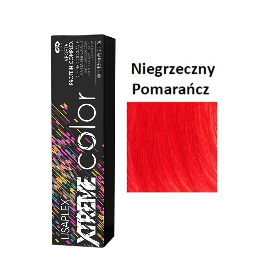 

Lisaplex Xtreme Color Naughty Orange Оранжевый прямой краситель 60 мл