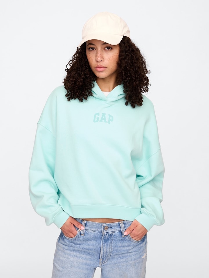 

Толстовка с капюшоном GAP, бирюзовый
