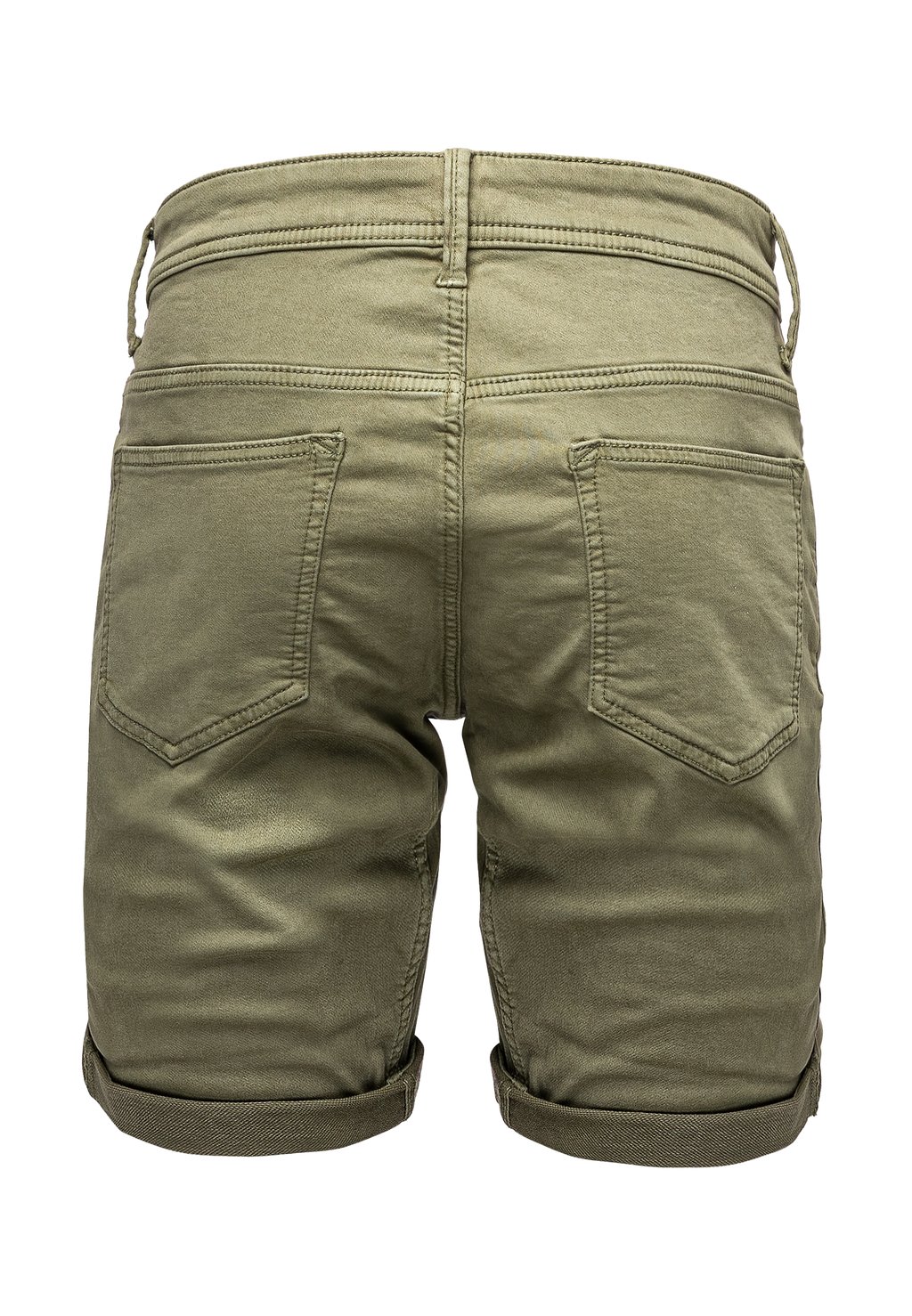 

Джинсовые шорты STRETCH MIT UMSCHLAG UND -POCKET-DESIGN Humy, оливковый
