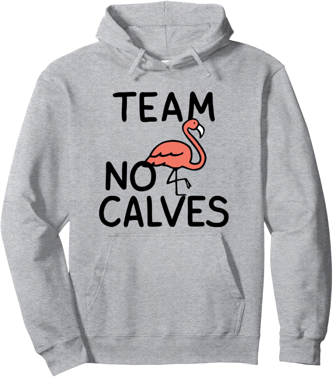 

Толстовка Team Calfless Weightlifting Flamingo Gym Fitness Lifting Fun Hoodie Funny Fitness Gym Apparel, серый