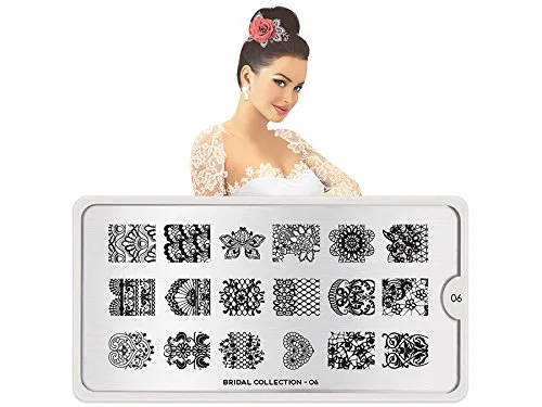 Трафарет для стемпинга MoYou Stamping Stencil - Bridal 06 Moyou London