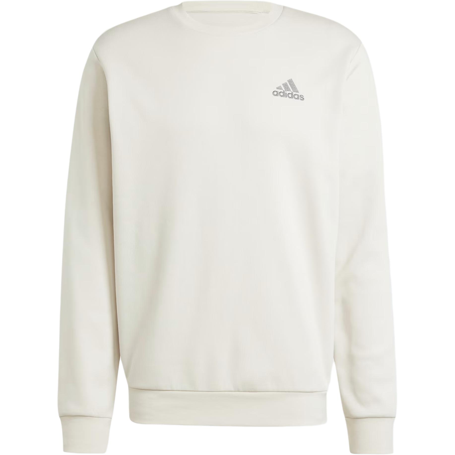 Толстовка Feelcozy Essentials Fleece, мужская, Oxide Aluminum Adidas, белый — фото 3