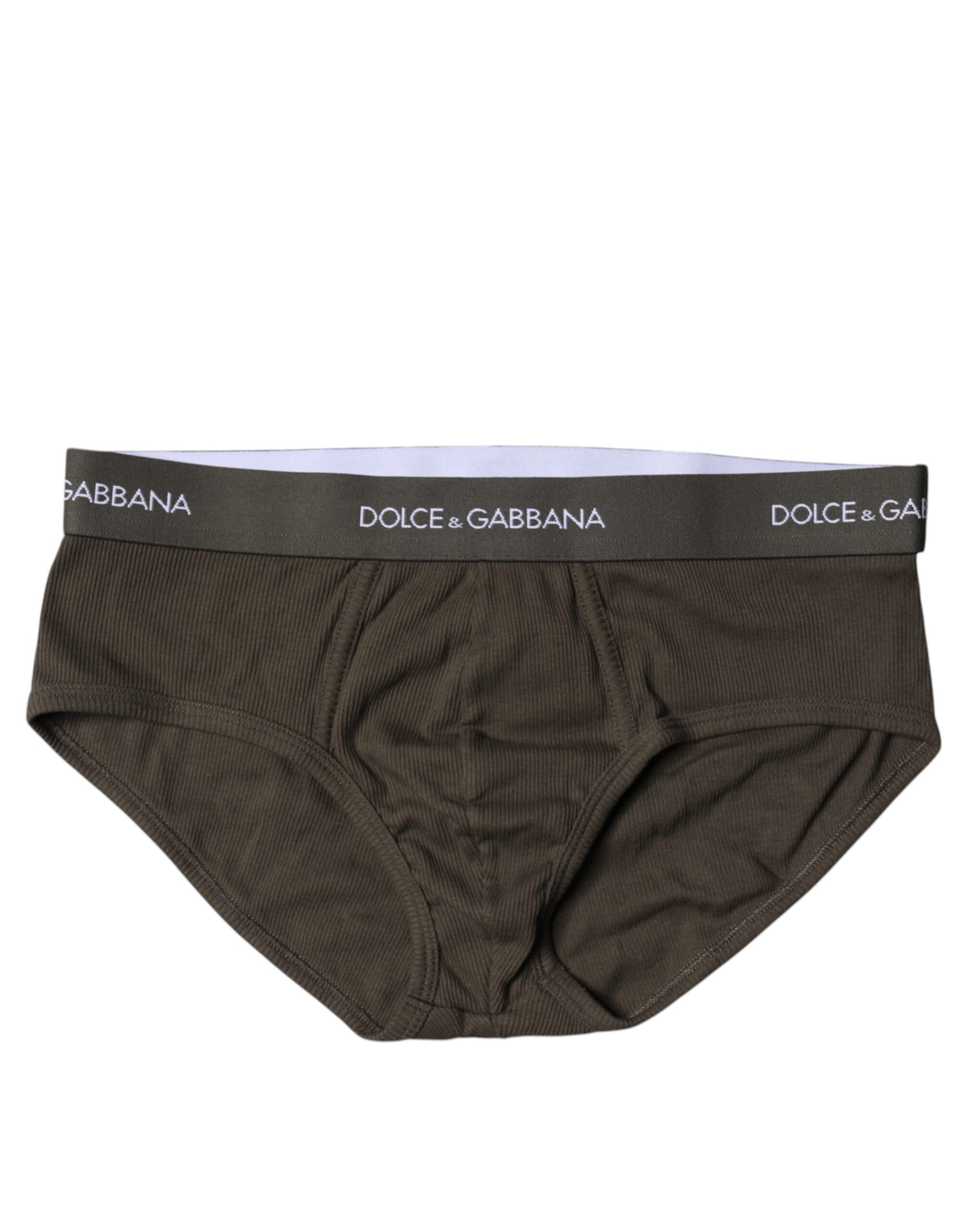 

Серый хлопок мужские трусы средней длины слип Dolce & Gabbana