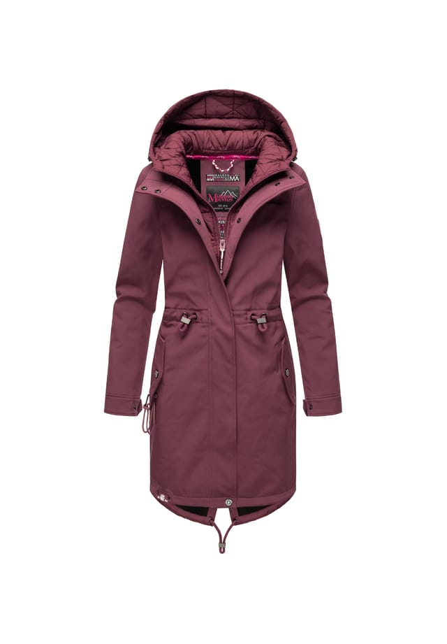 

Пальто Softshell крепление presanella Marikoo, цвет wine