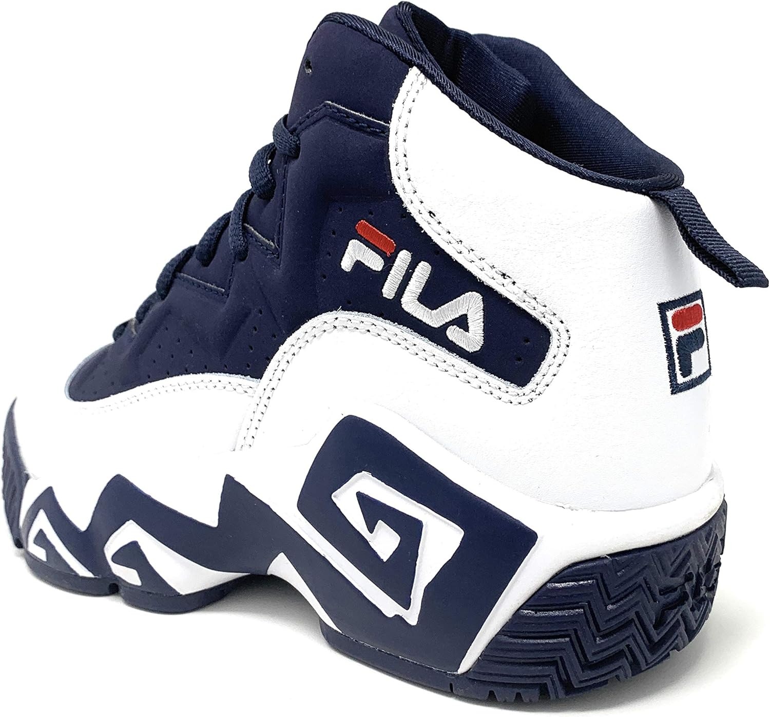 Кроссовки Fila Unisex-Child Kid's Fila Mb, белый/красный/синий/темно-синий — фото 2
