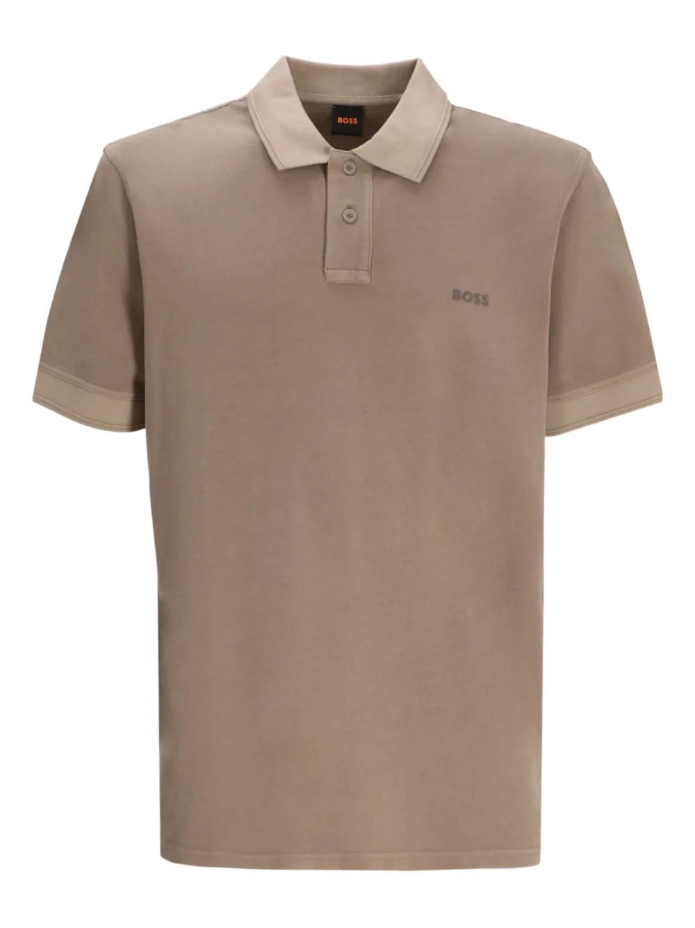 

Рубашка поло с логотипом Boss, коричневый