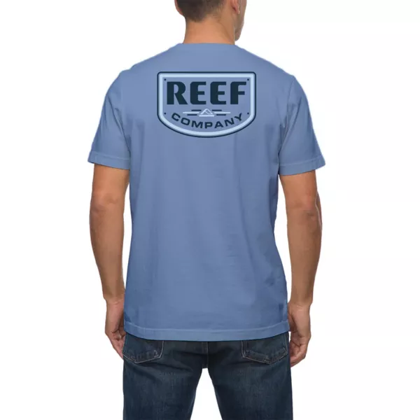 

Футболка с графикой для мужского опорного прыжка Reef, цвет steel blue