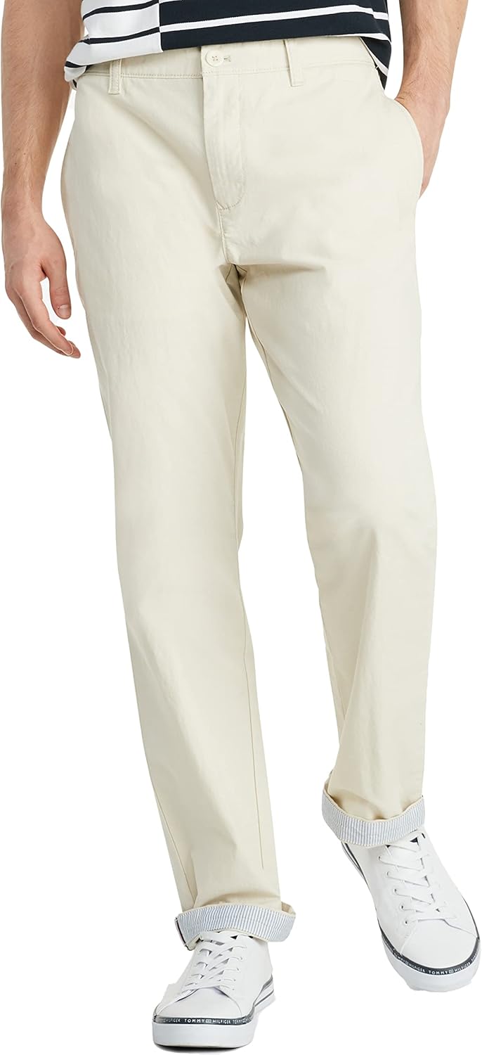 Мужские брюки-чинос Tommy Hilfiger Comfort, Bone White — фото 3