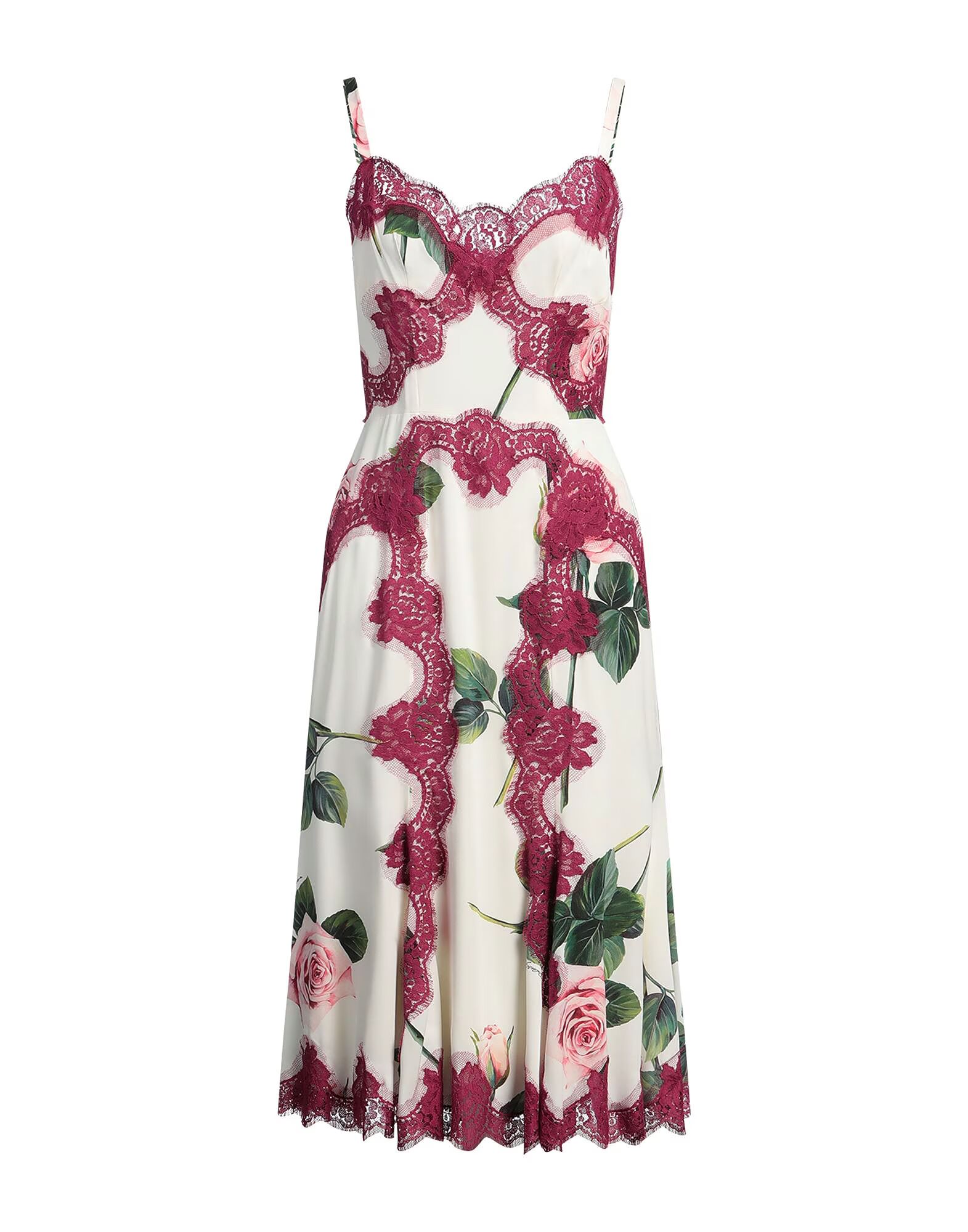 

Платье миди Dolce&Gabbana, бордовый