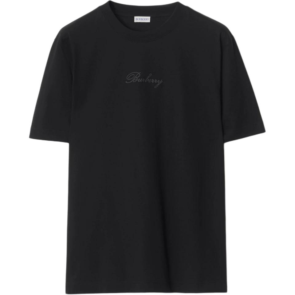 

Burberry Футболка мужская черная, Черный, Burberry Футболка мужская черная