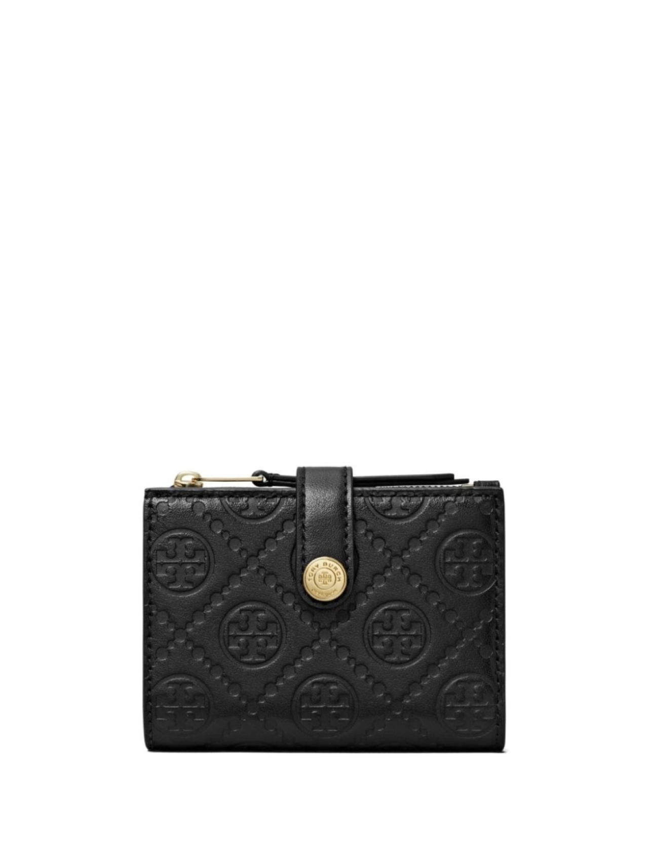 

Tory Burch бумажник с монограммой, черный