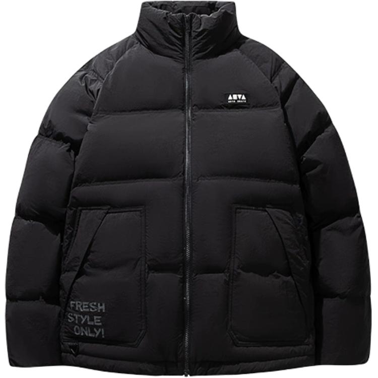 

ANTA Жизненная коллекция пуховик унисекс базовый черный, Basic Black