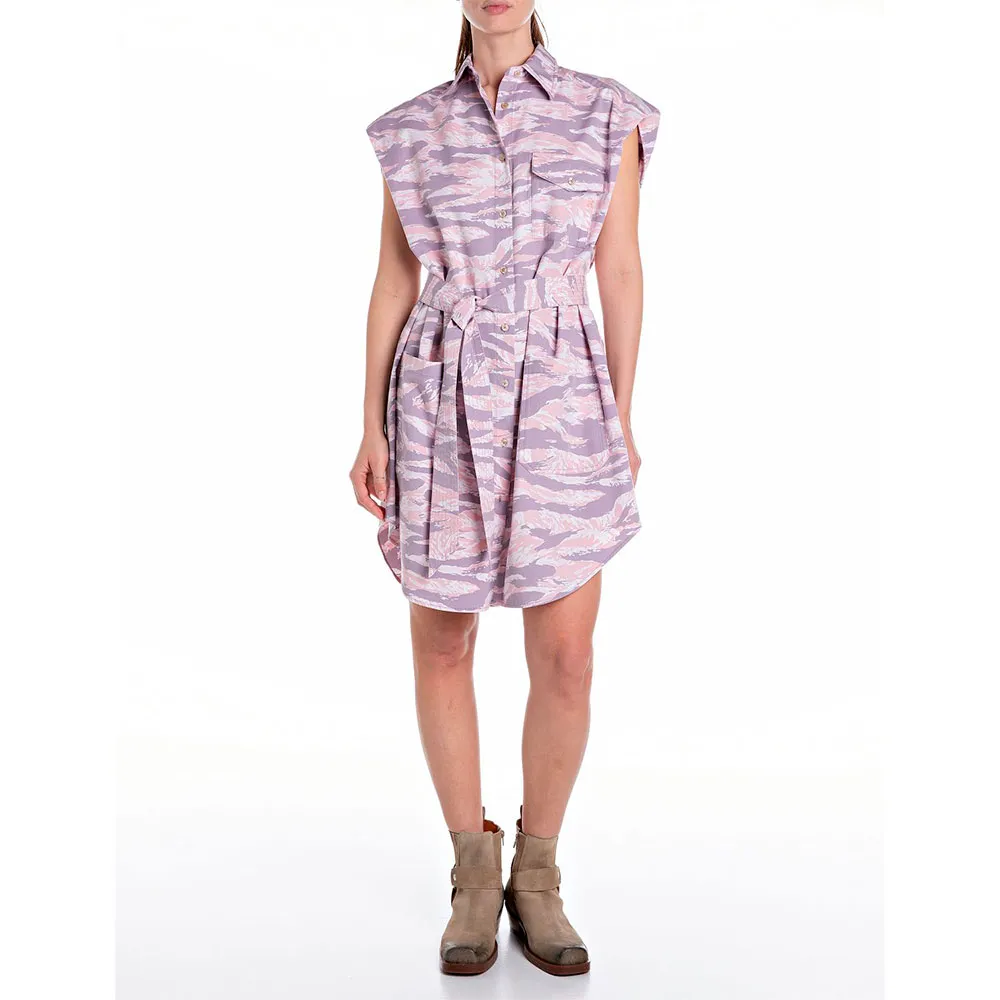 

Платье Replay W9161.000.75009 sleeveless short, розовый