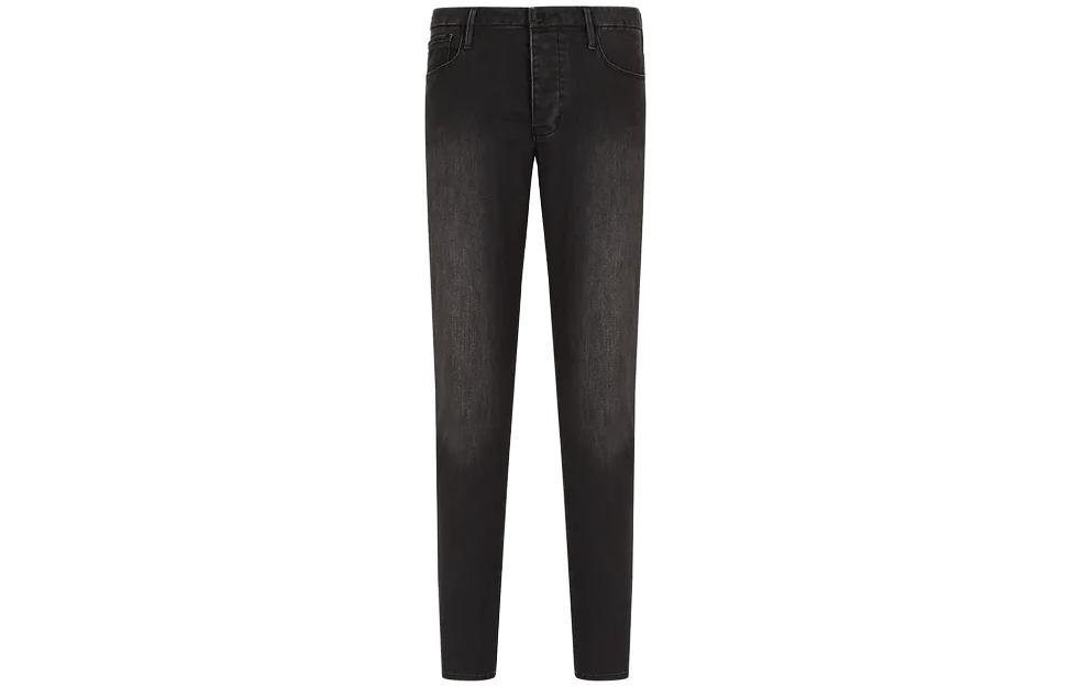 EMPORIO ARMANI Джинсы мужские угольно-черные — фото 3