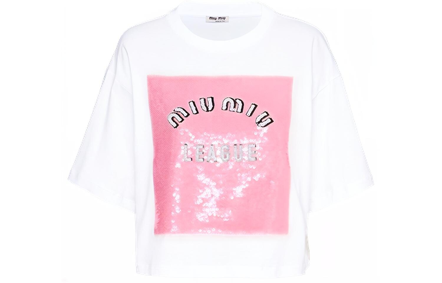 

Топ женский Miu Miu укороченный, белый