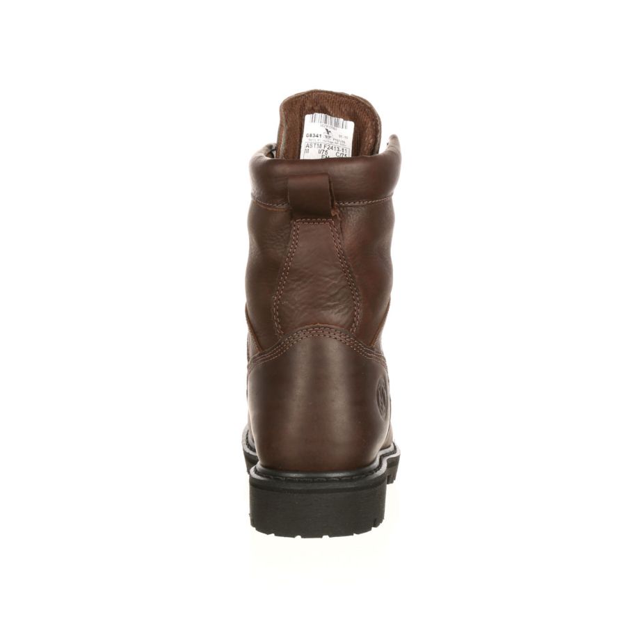 Мужские водонепроницаемые рабочие ботинки на шнуровке GEORGIA BOOT, Chocolate — фото 4