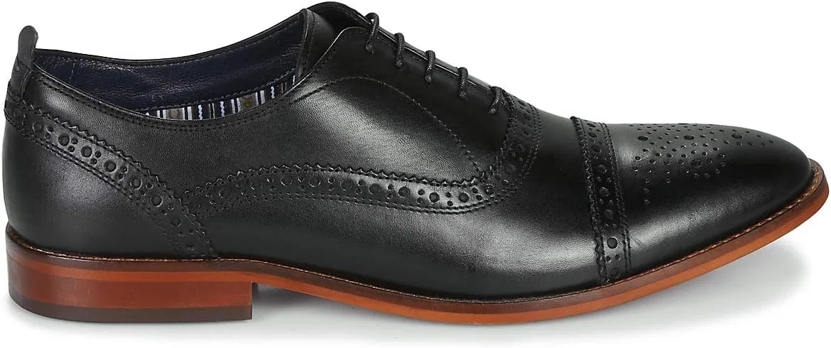 Туфли Base London Herren Guss Smart Shoes, Black — фото 2