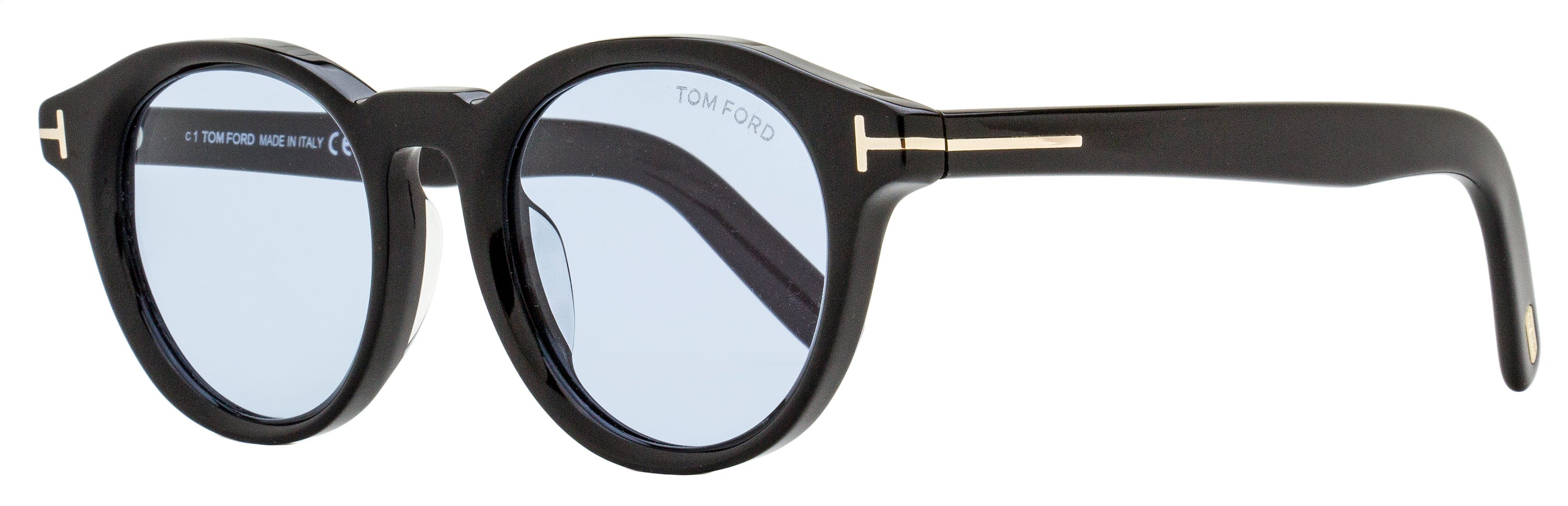 

Мужские солнцезащитные очки Tom Ford Alt Fit TF1123-D 01A черные 49 мм