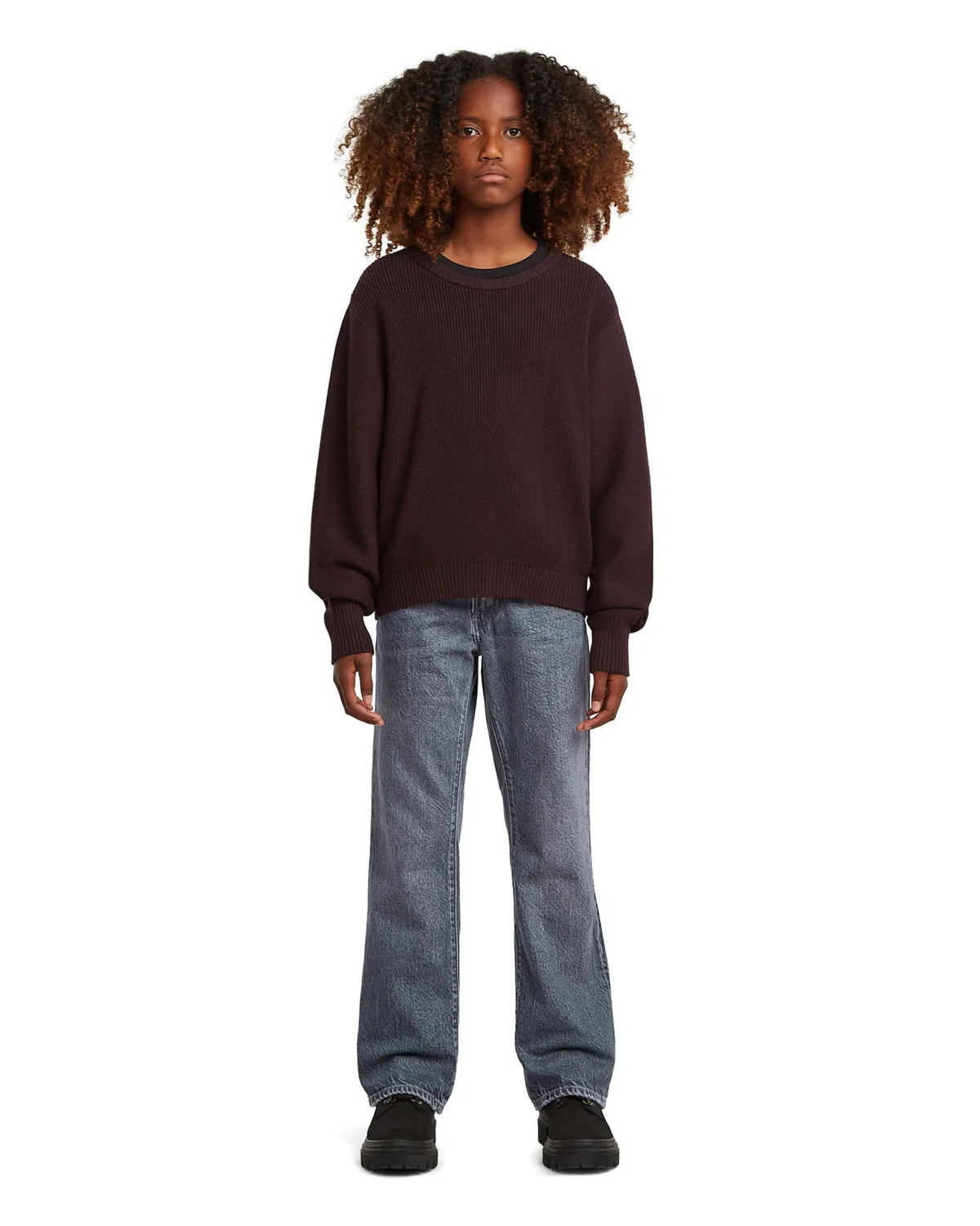 Джинсы-клеш G-Star Girls G-Bootcut Jeans синего цвета — фото 4
