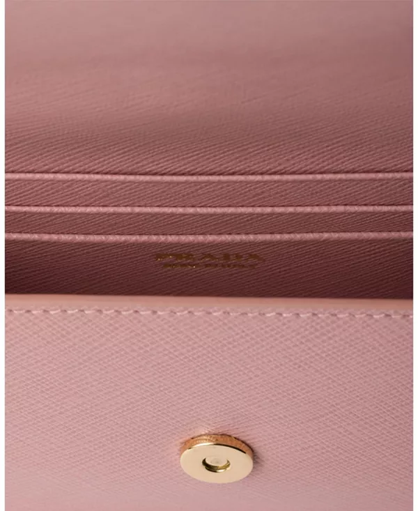 Мини-Сумочка из сафьяновой кожи Prada, оранжевый — фото 3
