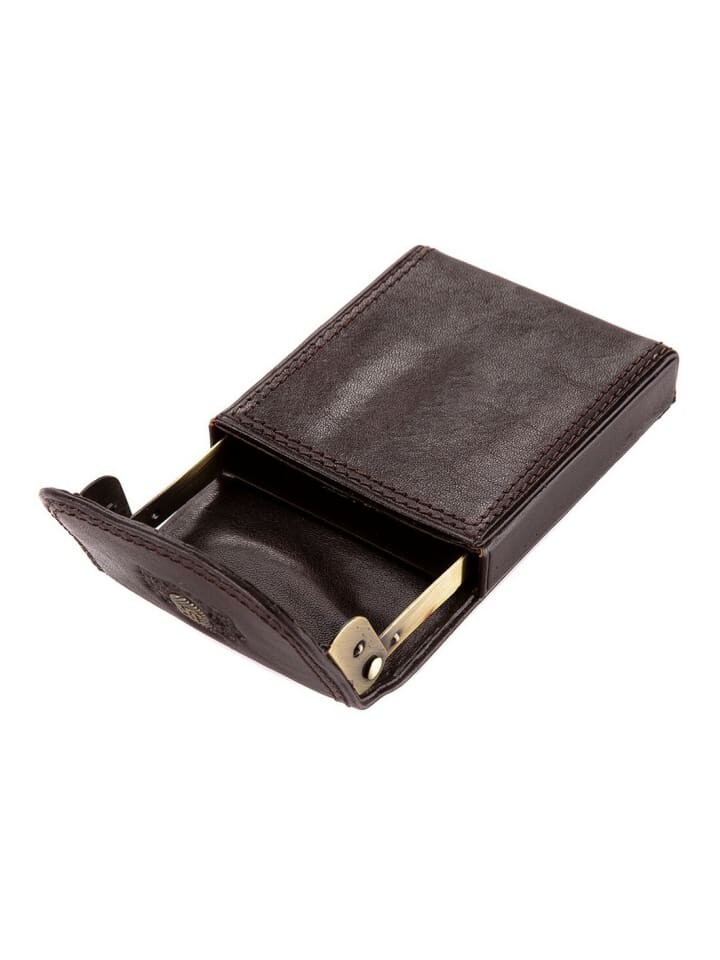

Кошелек Wittchen Visitenkartenetui Kollektion DaVinci (H)11 (B)7 (T)2cm, коричневый