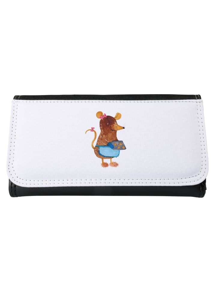 

Портмоне Mr & Mrs Panda Damen Maus Kekse ohne Spruch, белый