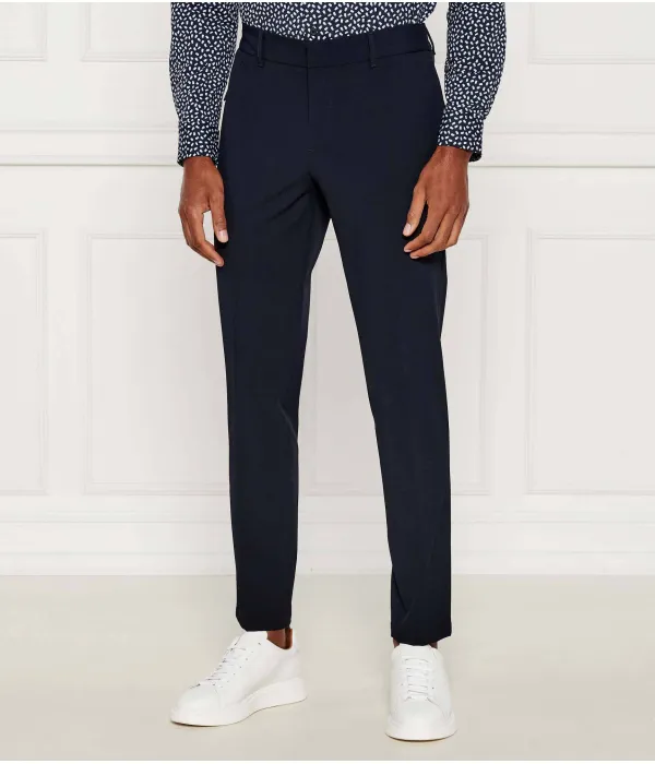 Брюки чинос p-genius-wg-pk-253f Slim fit Boss, синий — фото 3