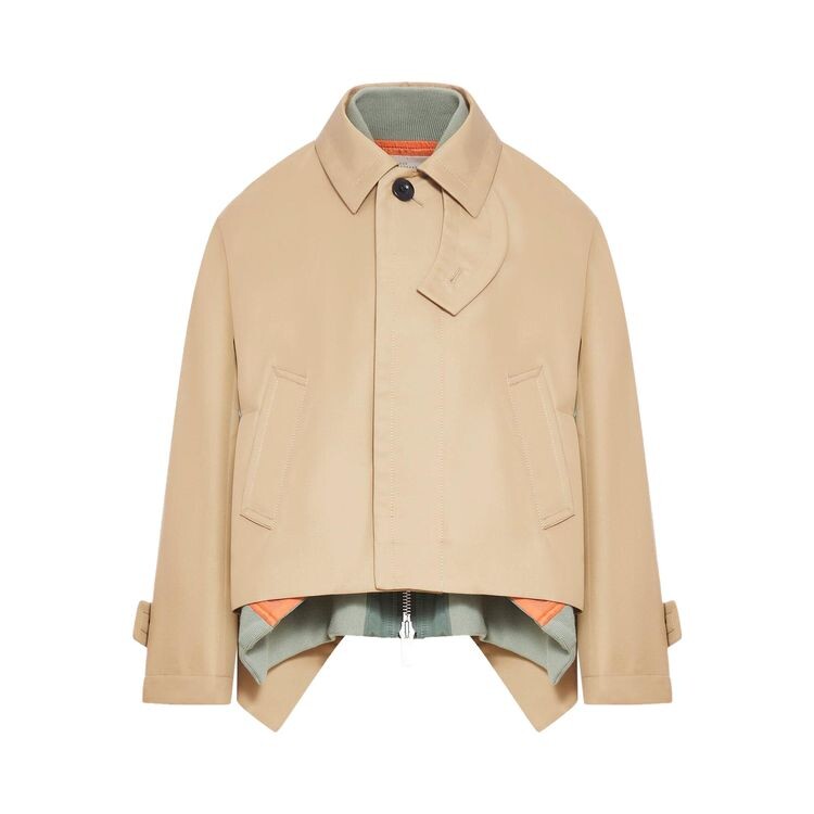 

Блузон Sacai Gabardine Nylon Twill Blouson Beige/Khaki, желто-коричневый