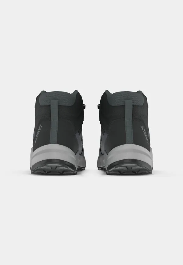 Походные ботинки средней высоты ax4r для мужчин и женщин Adidas Terrex, Core Black/Grey Four/Grey Six — фото 4