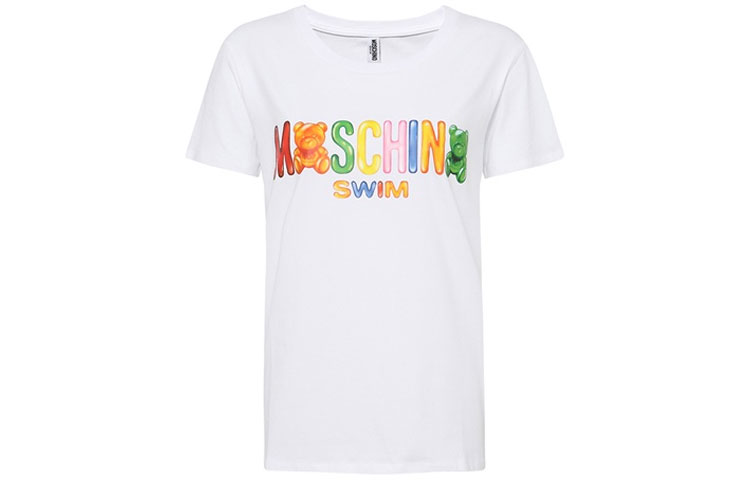 

Футболка женская белая MOSCHINO