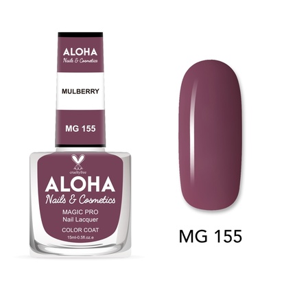 

Лак для ногтей Magic Pro 15 мл - Mg 155 / Шелковица Aloha Nails & Cosmetics