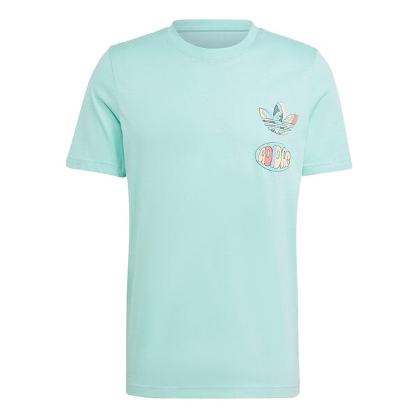 

Футболка adidas originals Enjoy Summer Front/Back Graphic Tee 'Easy Green', зеленый