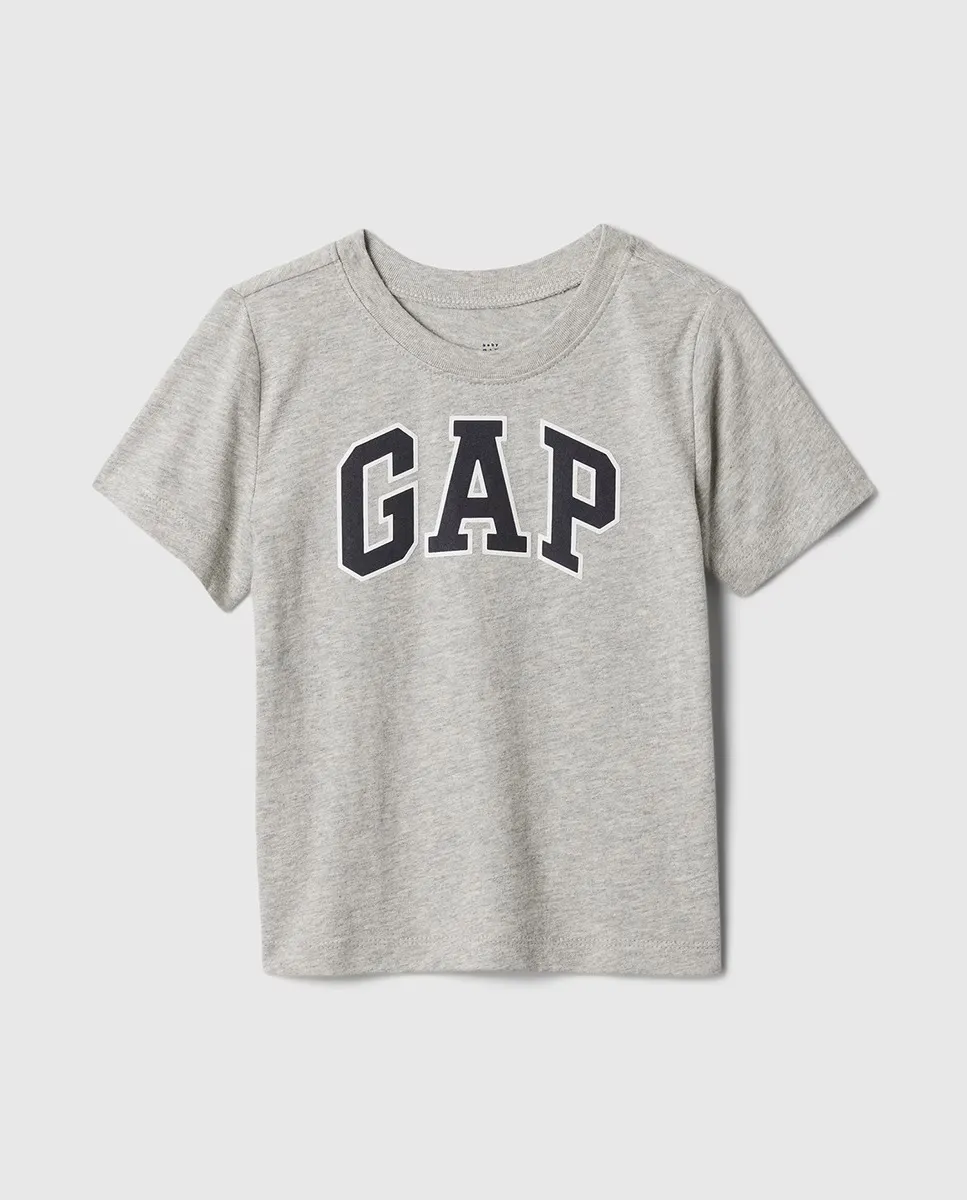 

Футболка для мальчиков с короткими рукавами и круглым вырезом Gap, серый