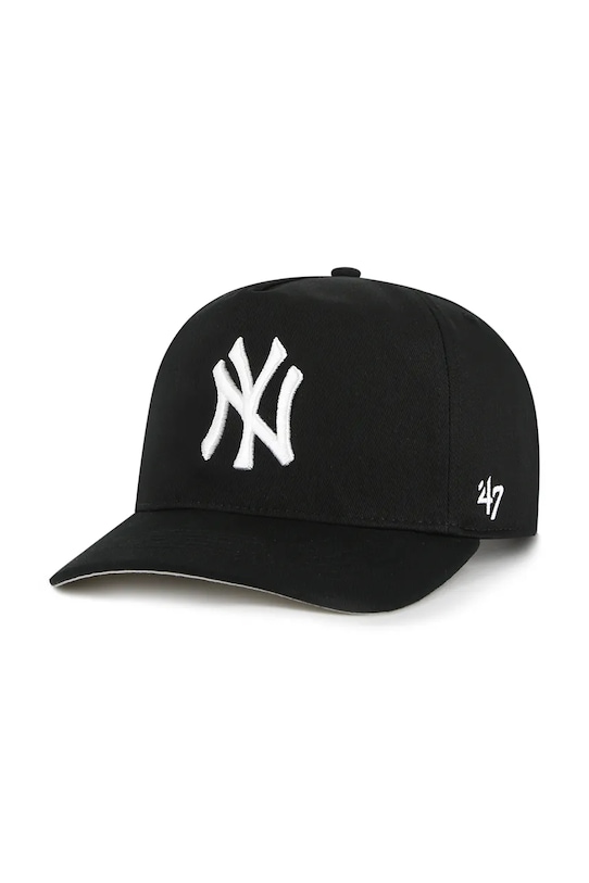 

Бейсболка с козырьком хлопковая MLB New York Yankees 47 Brand, черный