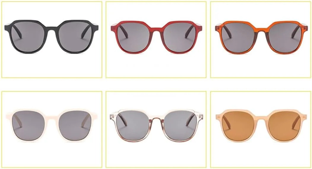 

Солнцезащитные очки с защитой UV400 | Большая оправа, цветные линзы | Для женщин и мужчин | Для занятий спортом на открытом воздухе и вождения DSVIGF, Red Gray