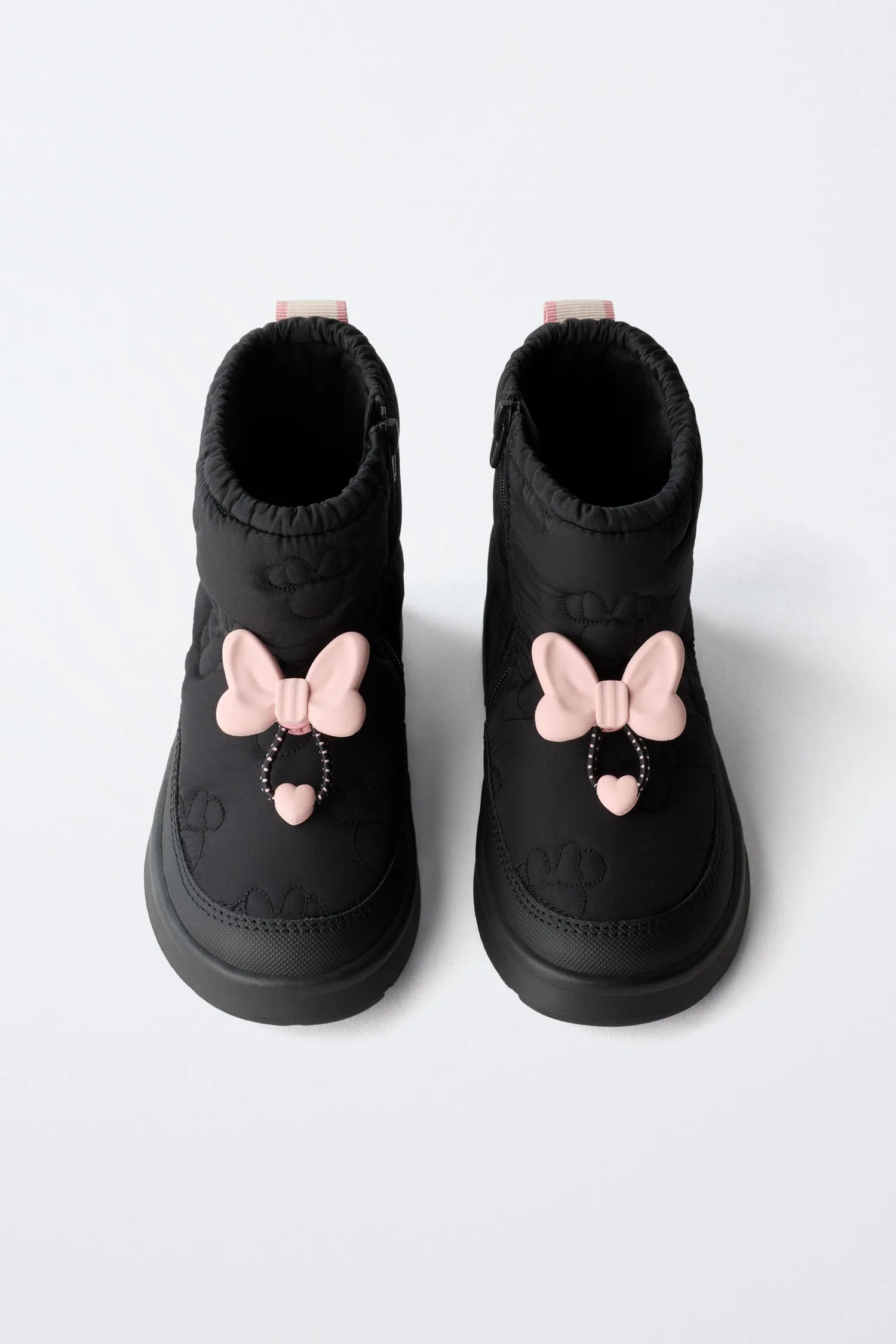Водоотталкивающие сапоги минни маус disney Zara, черный — фото 4