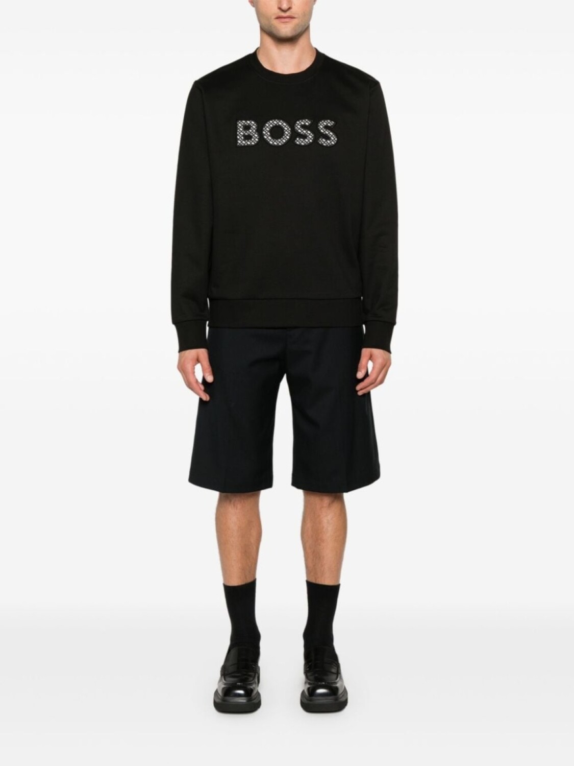 

BOSS толстовка с логотипом, черный