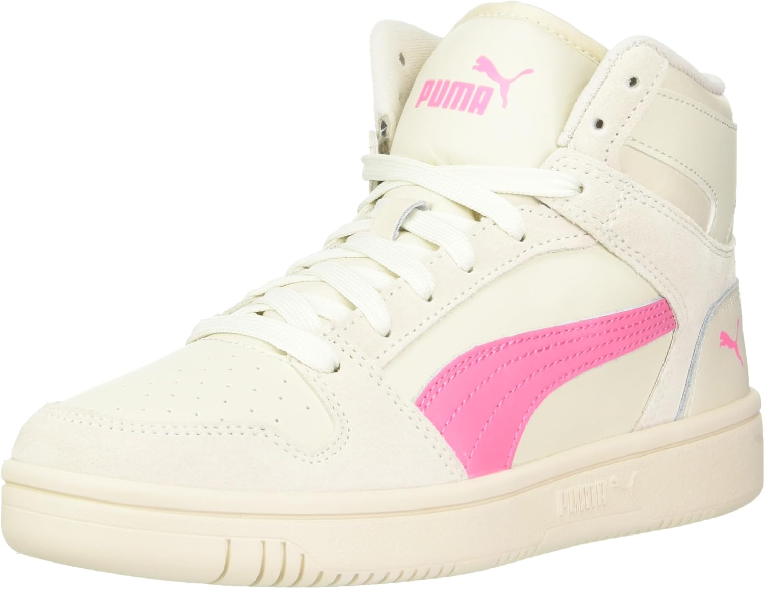 

Кроссовки PUMA Rebound Layup Mid для мальчиков, розовый