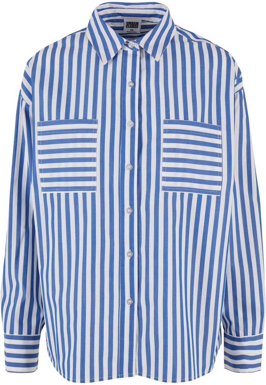 

Блуза Urban Classics, цвет Azure/White
