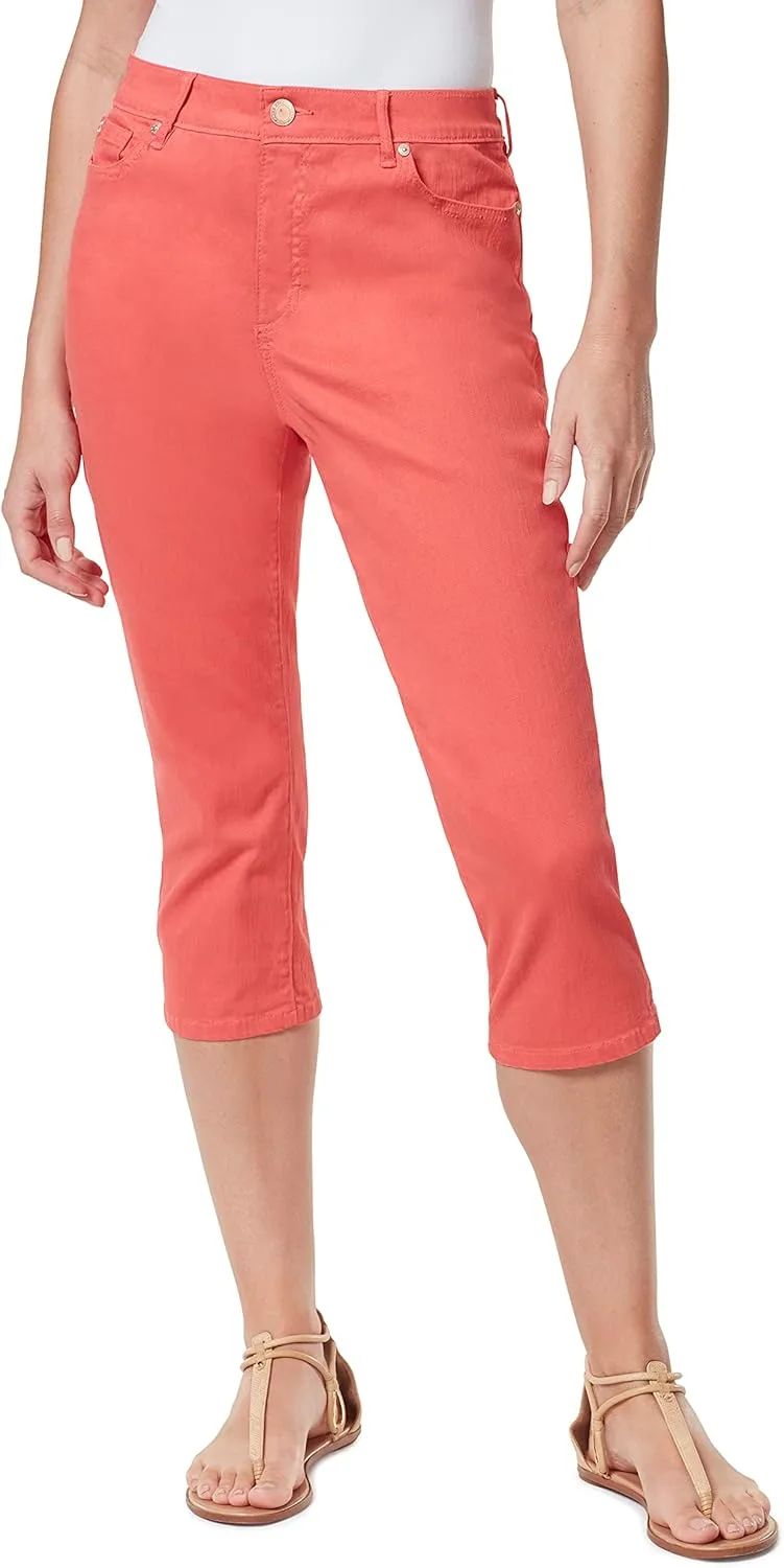 

Bandolino Mandie High Rise Straight Capri для женщин Plus Size