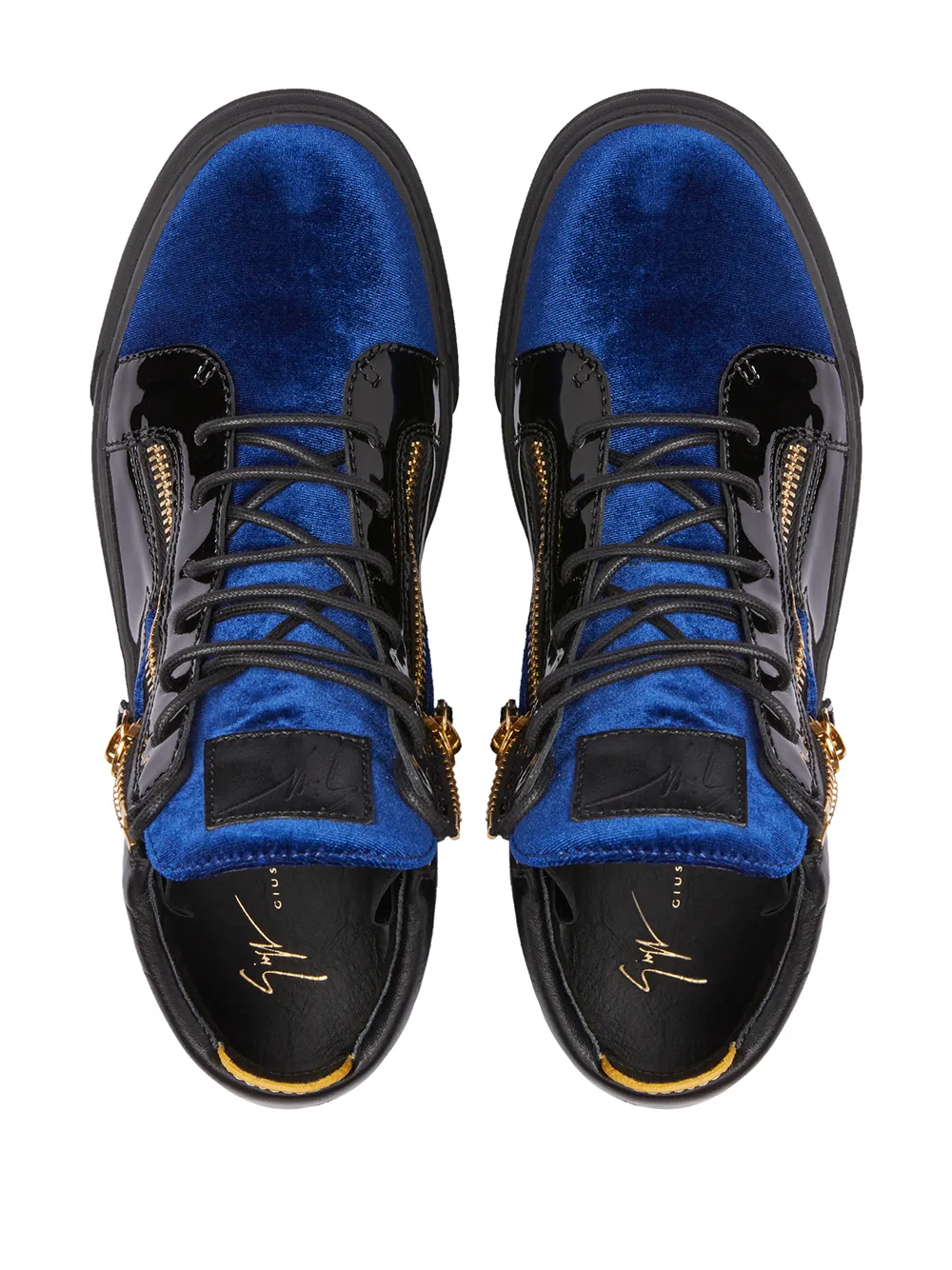 Кеды Kriss Giuseppe Zanotti, синий — фото 4