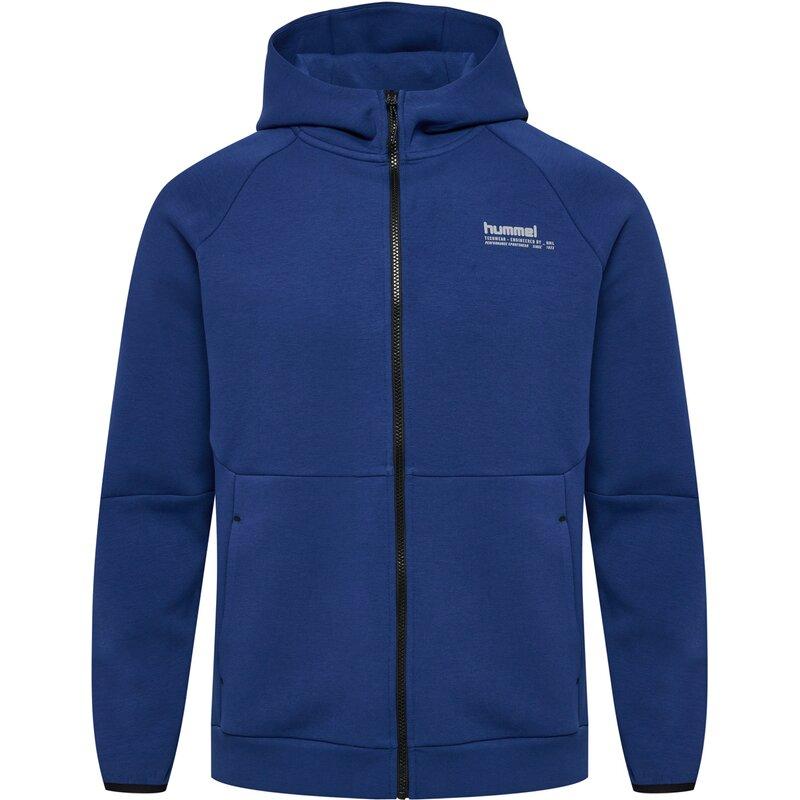 

Толстовка с капюшоном, флисовая толстовка с капюшоном на молнии hmltech Hummel, синий